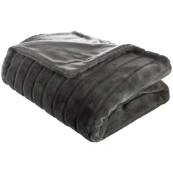 ATMOSPHERA Plaid "Manoir" fausse fourrure Outlet
