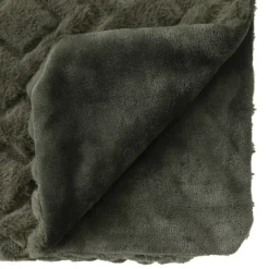 ATMOSPHERA Plaid "Mara" fausse fourrure Clearance