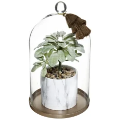 ATMOSPHERA Plante artificielle à suspendre avec cloche "Suite" Outlet