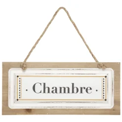 ATMOSPHERA Plaque de porte bois Online