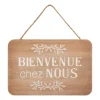 ATMOSPHERA Plaque de porte bois "Krystel" New