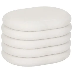 ATMOSPHERA Pouf coffre bouclette "Giulia" Sale