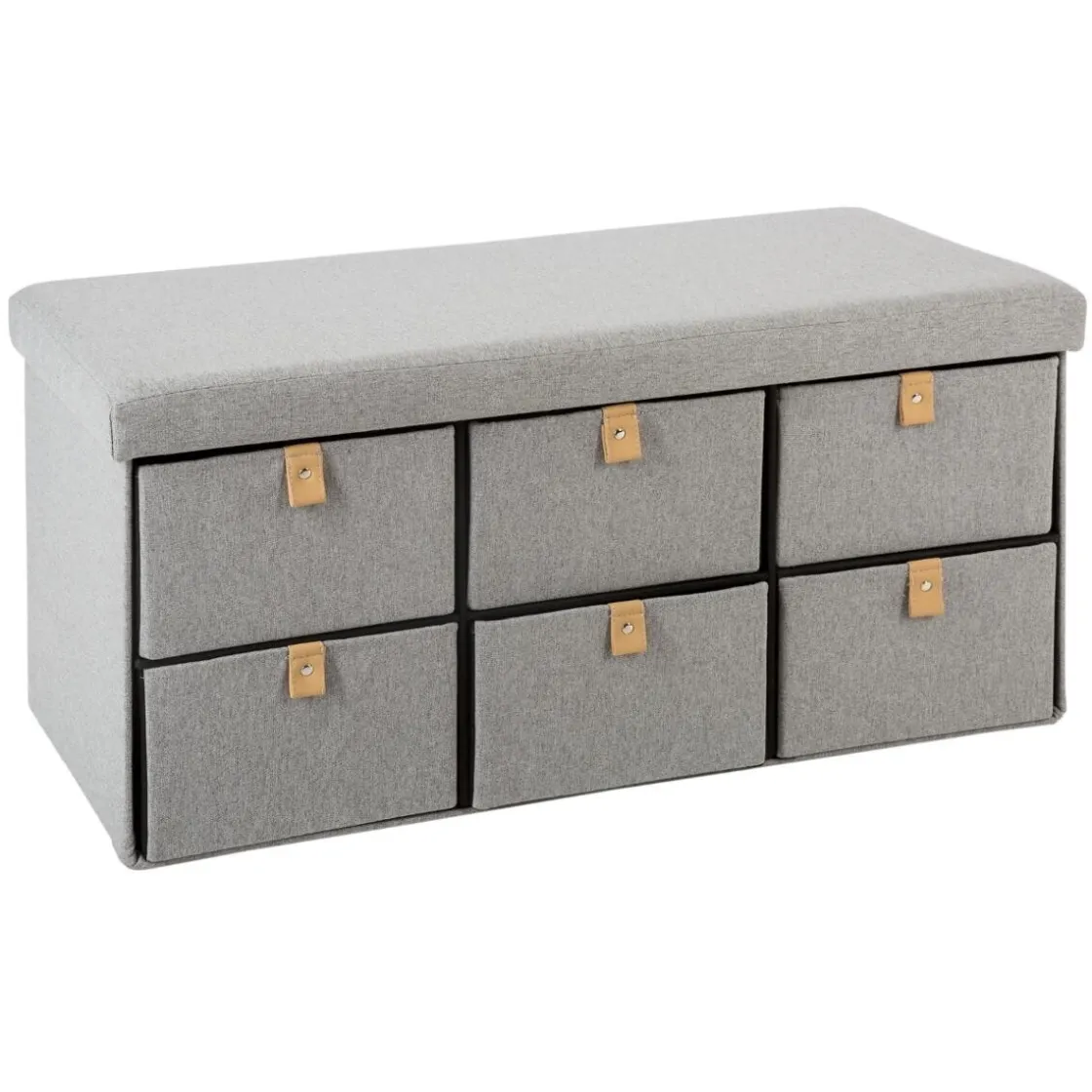 ATMOSPHERA Pouf pliant double "Suède" Sale