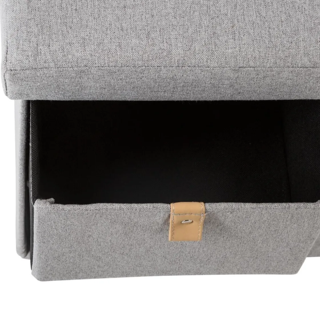 ATMOSPHERA Pouf pliant double "Suède" Sale