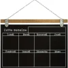 ATMOSPHERA Semainier ardoise "Micha" New