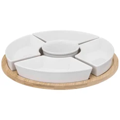 ATMOSPHERA Service apéritif 6 pièces rond Hot