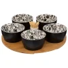 ATMOSPHERA Service apéritif 7 pièces "White Floral" Online