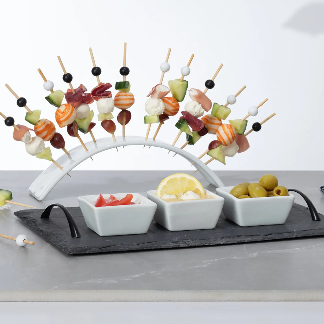 ATMOSPHERA Set apéritif arc 5 pièces Hot