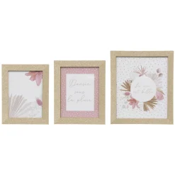 ATMOSPHERA Set de 3 cadres photos enfant Discount