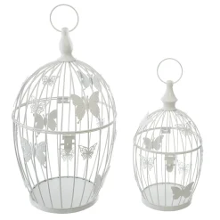 ATMOSPHERA Set de 2 cages, métal Hot