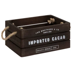 ATMOSPHERA Set de 3 cagettes bois