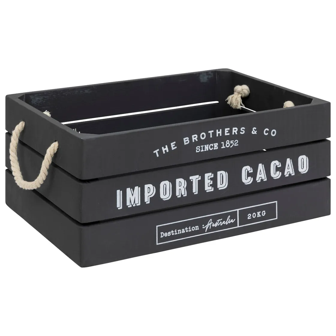 ATMOSPHERA Set de 3 cagettes bois "Denys" Online