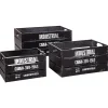 ATMOSPHERA Set de 3 cagettes "Indus" métal Hot