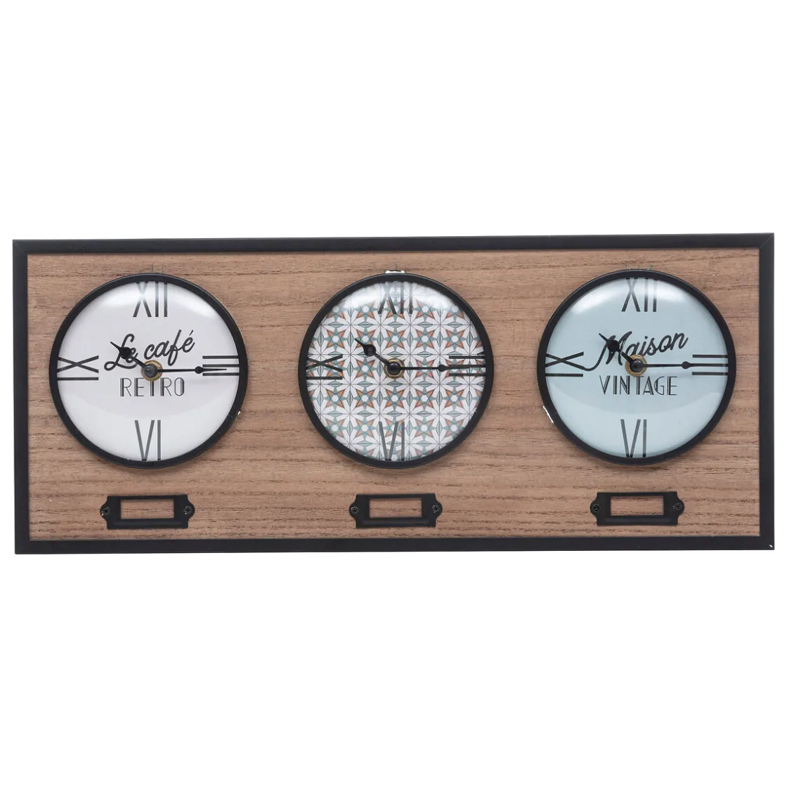 ATMOSPHERA Set de 3 horloges "Natalino" Hot