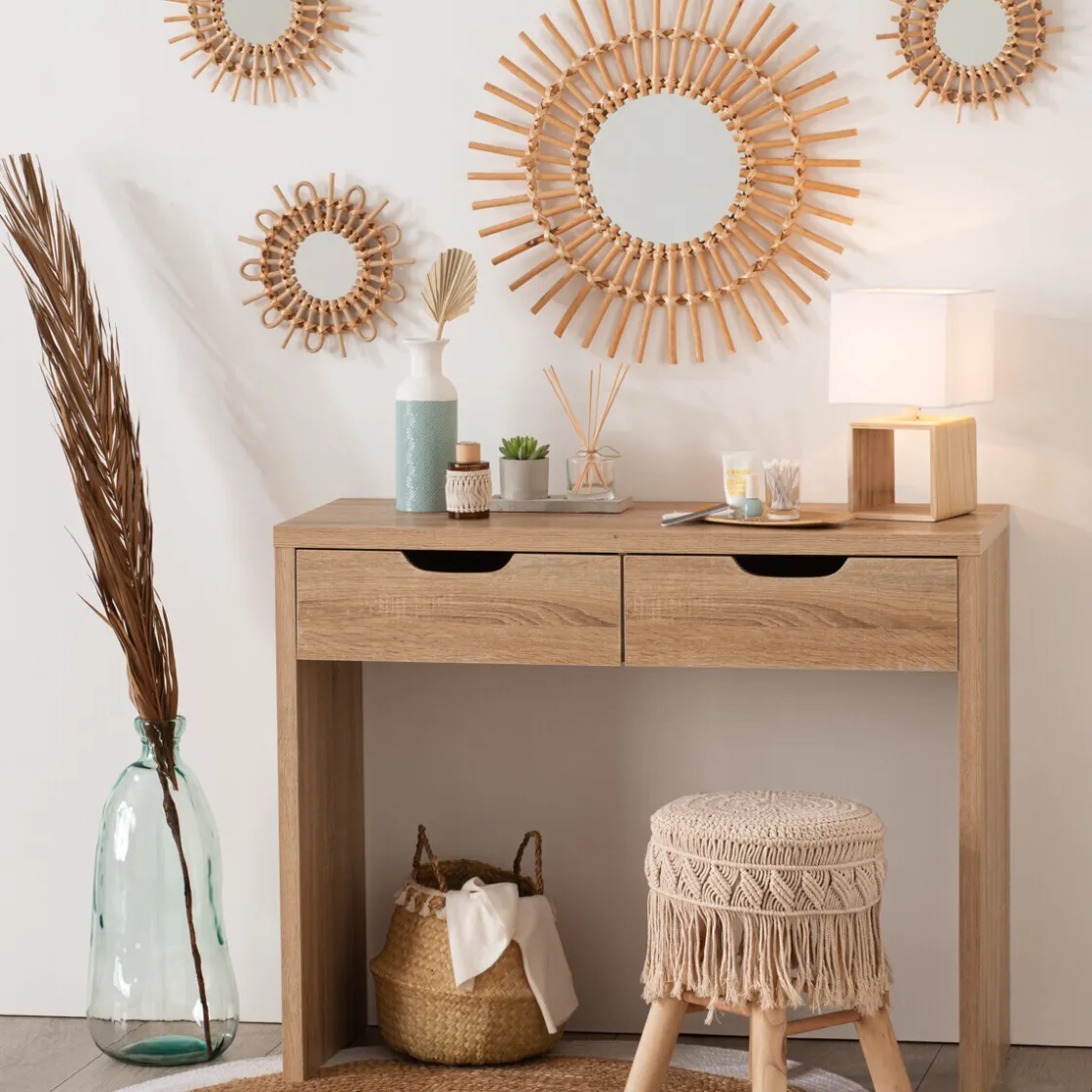 ATMOSPHERA Set de 3 miroirs "Aida" Hot