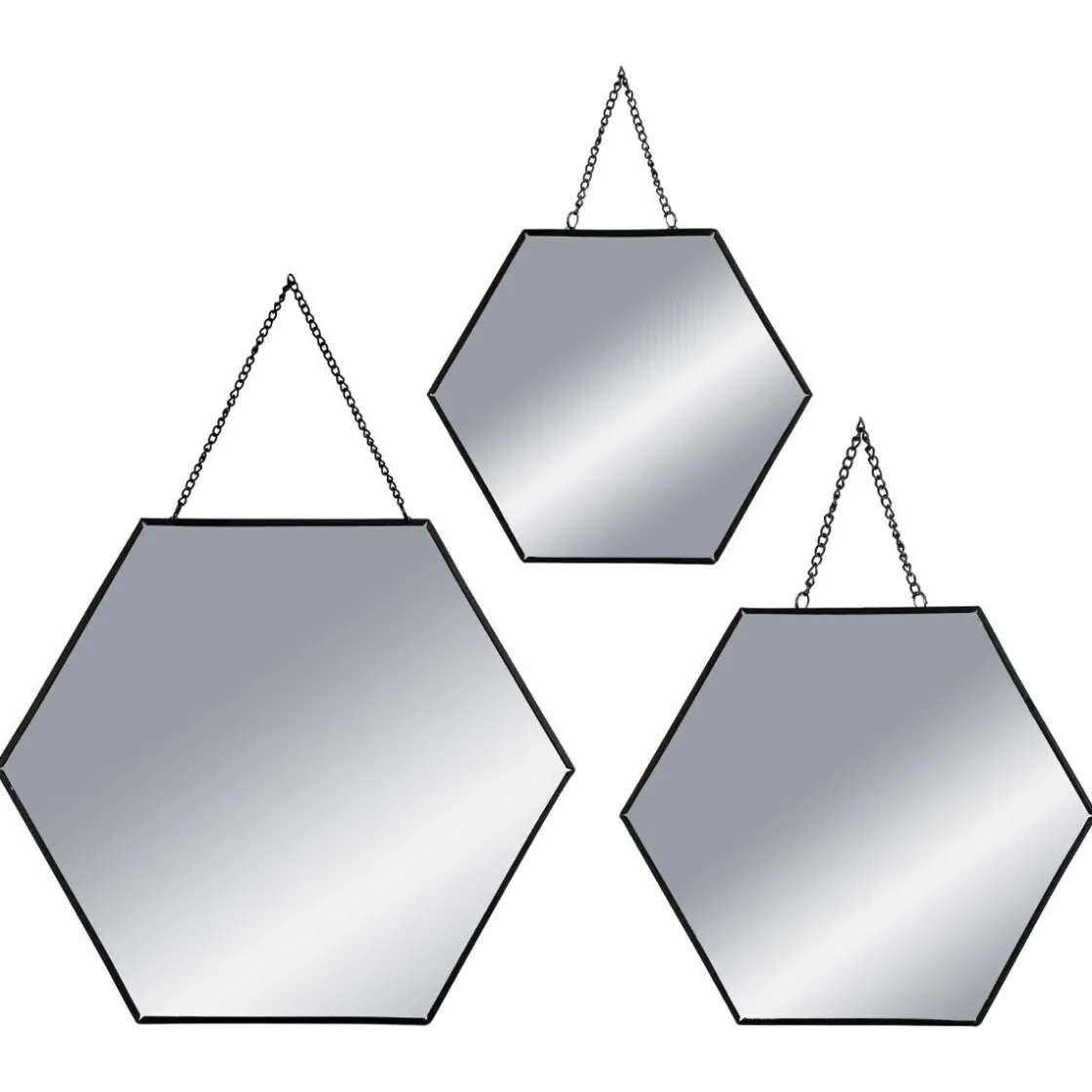 ATMOSPHERA Set de 3 miroirs "Leny"