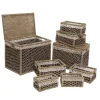 ATMOSPHERA Set de 8 paniers rectangulaires