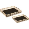 ATMOSPHERA Set de 2 plateaux "Cosy" Hot