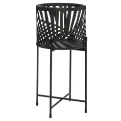 ATMOSPHERA Set de 2 pots avec support "Feuilles" Outlet