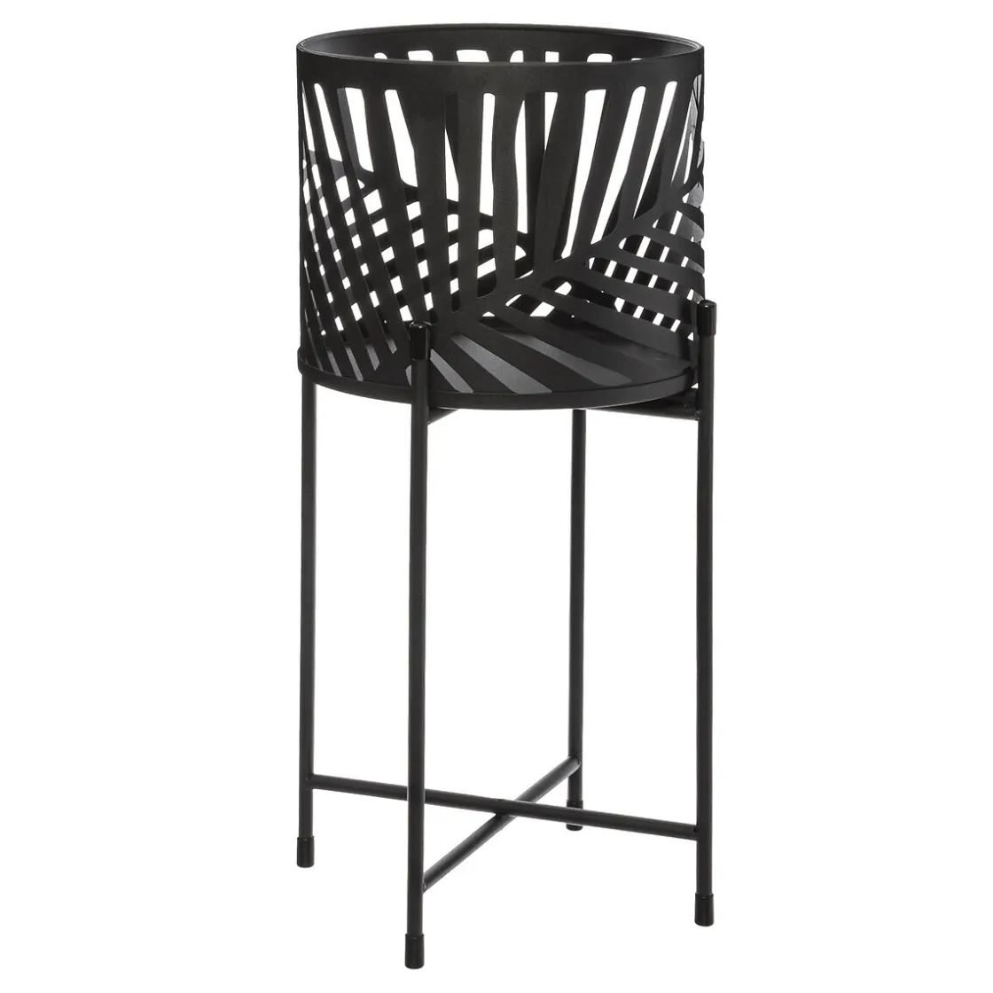ATMOSPHERA Set de 2 pots avec support "Feuilles" Outlet