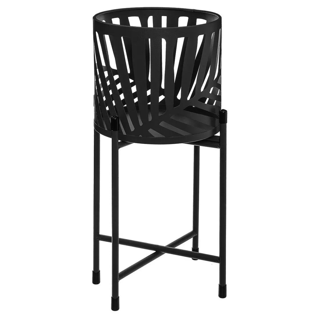 ATMOSPHERA Set de 2 pots avec support "Feuilles" Outlet