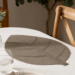 ATMOSPHERA Set de table "Feuille" New