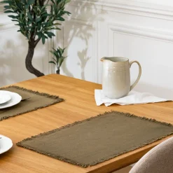 ATMOSPHERA Set de table "Maha", coton Best