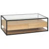ATMOSPHERA Table basse 2 tiroirs "Aldea"
