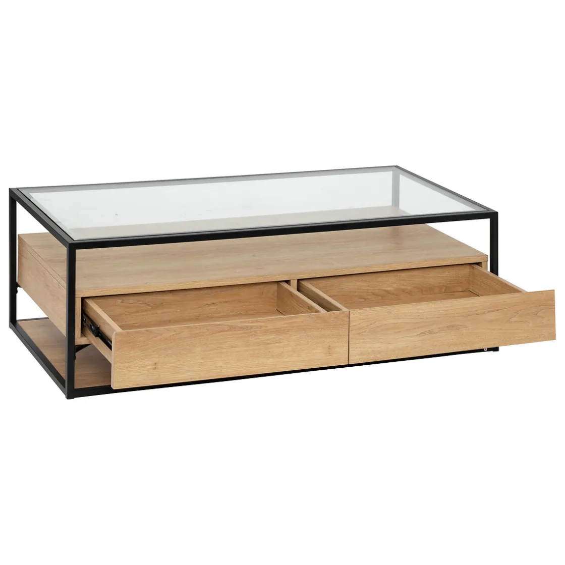 ATMOSPHERA Table basse 2 tiroirs "Aldea"