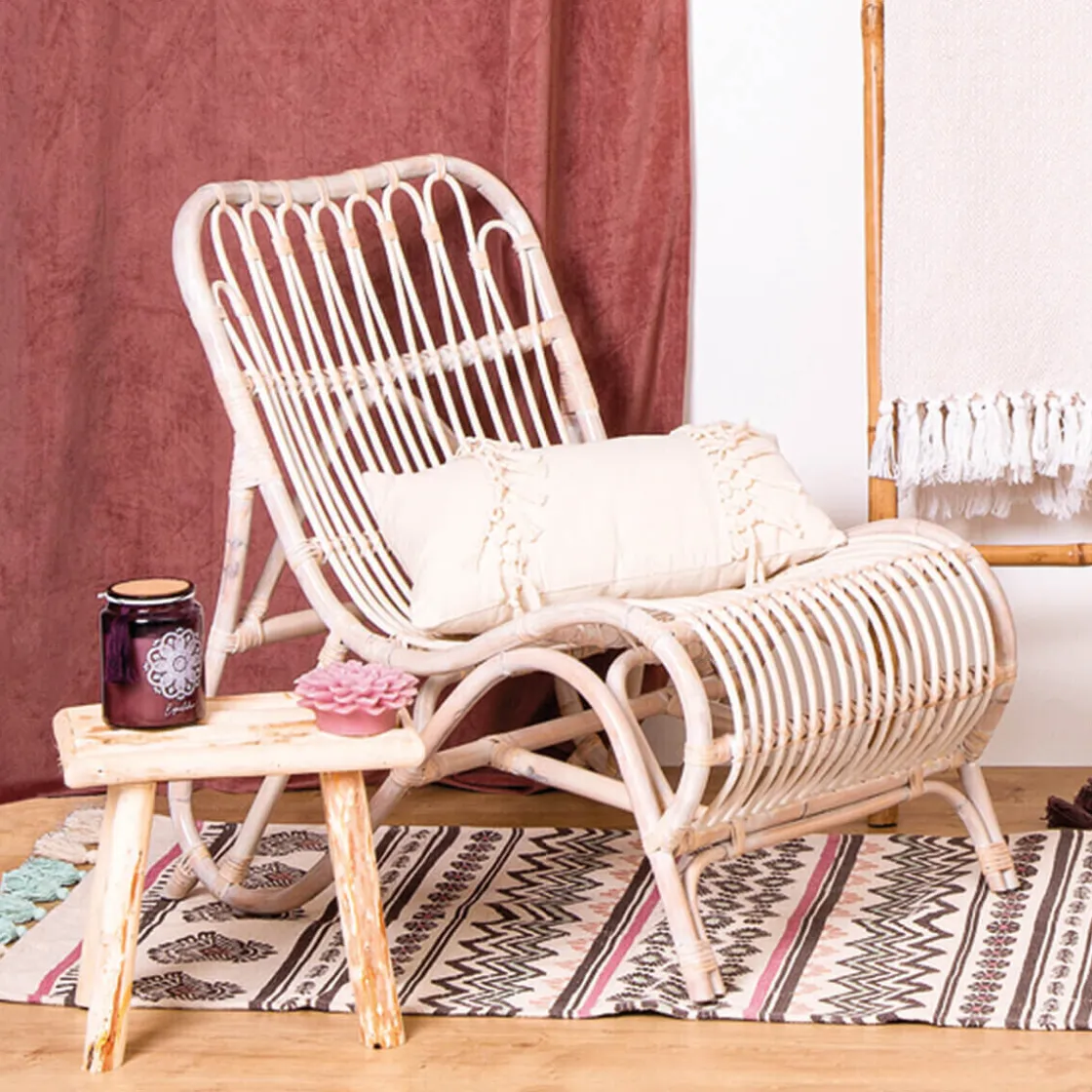 ATMOSPHERA Tabouret "Woody" Clearance