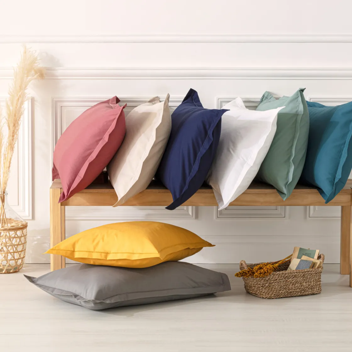 ATMOSPHERA Taie d'oreiller, coton Discount
