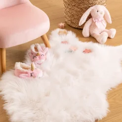 ATMOSPHERA Tapis enfant fausse fourrure Discount