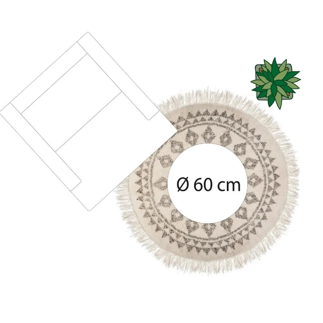 ATMOSPHERA Tapis "Etnik" Discount