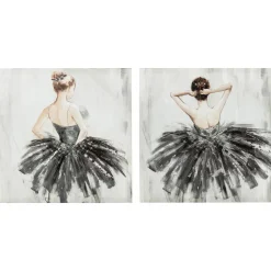ATMOSPHERA Toile imprimée "Danseuse" New