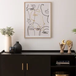 ATMOSPHERA Toile imprimée encadrée "Coralie" Online