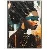 ATMOSPHERA Toile peinte encadrée "Isia" Best