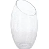 ATMOSPHERA Vase bombé, verre craquelé Online