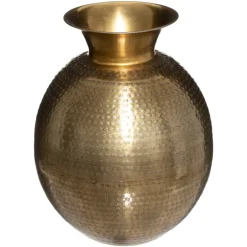 ATMOSPHERA Vase "Oasis", métal martelé Outlet