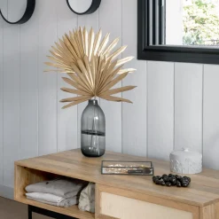 ATMOSPHERA Vase plat "Line", verre Outlet
